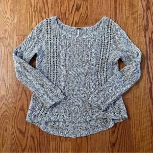 Free People Open Knit Sweater